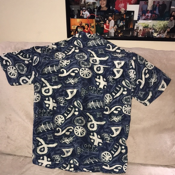 Silk uomo by Nak small 100% silk button down shirt 💕 - Picture 4 of 4